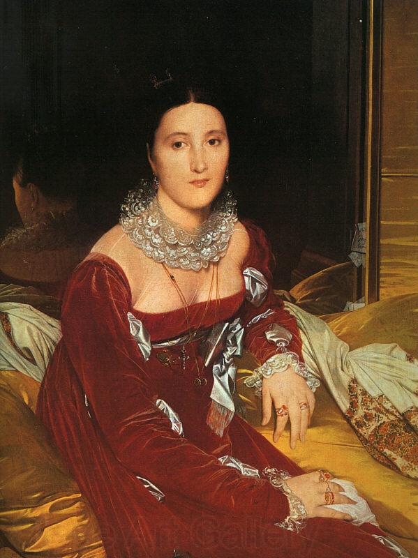 Jean-Auguste Dominique Ingres Mme.De Senonnes France oil painting art